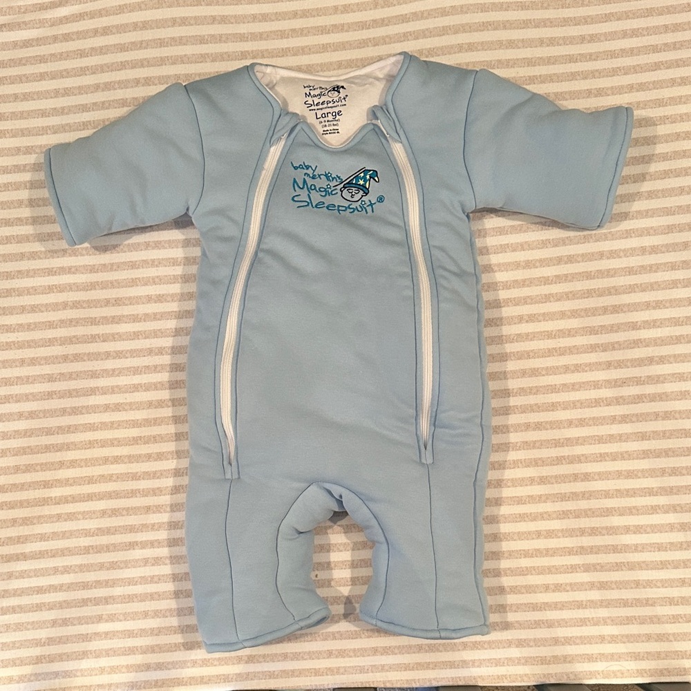 Blue Baby Baby Merlin's Magic Sleepsuit